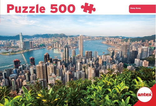 Puzzle 500 Piezas Hong Kong Rompecabezas Antex 3056 Edu Full