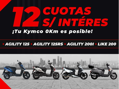 Imagen 3 de 14 de Kymco Agility 200i -entrega Tu Usado Y Financia El Resto !!