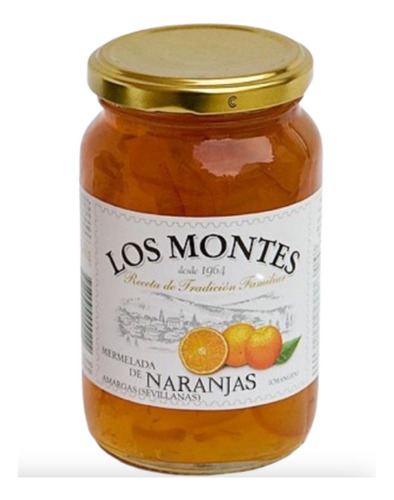 Mermelada Naranjas Amargas Sevillanas 450g - Los Montes (8u)