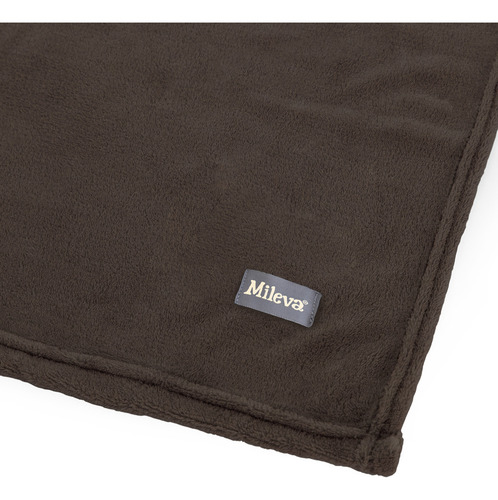Kit 2 Manta Pet Cachorro E Gato Soft Macia Confortável Cor Tabaco / Preto