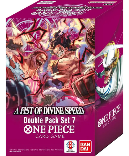 One Piece Tcg Double Pack Set 7 A Fist Of Divine Speed