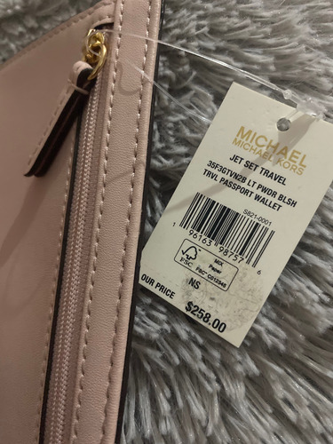Porta Pasaporte Michael Kors Rosa Rosa Claro Monogram