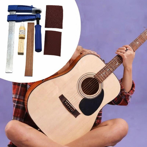 Cantaje De Guitarra De 6 Piezas Clamp Presiones Ukelele
