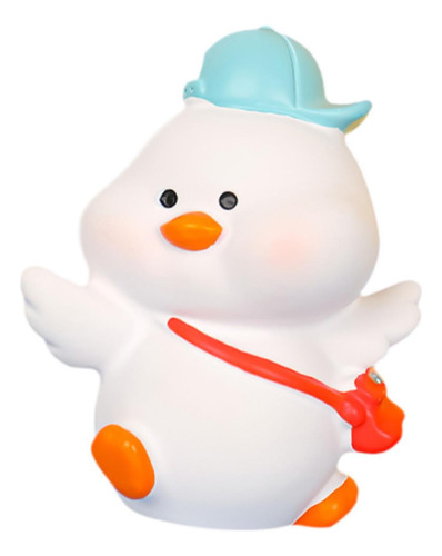 3 Adorable Figura De Para Decoración Del Con Gorra Azul
