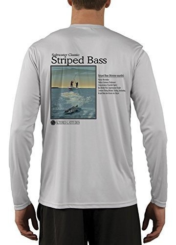 Saltwater Classic Stripe Bass - Camiseta De Manga Larga Para