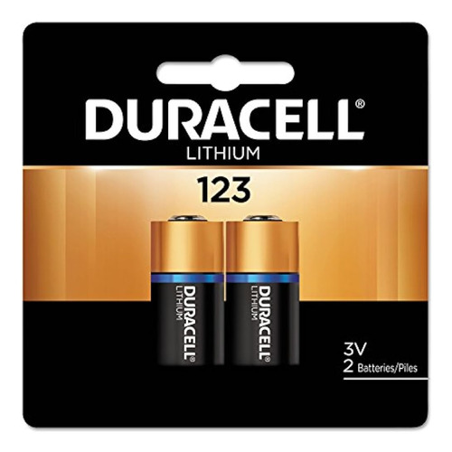 Duracell Dl123ab2bpk Batería De Litio De Ultra Alta Potencia