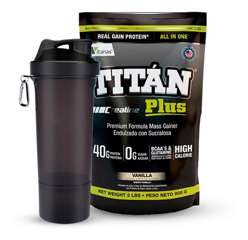 Titan Plus Proteina 2lb Volumen M - Unidad a $65000