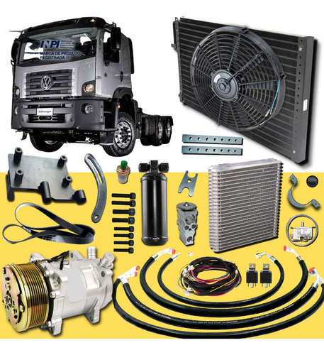 Kit Ar Condicionado Vw 13190 15190 17280 24280 26280 Man