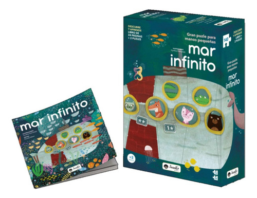 Mar Infinito 2 Puzzles X70 Piezas + Libro