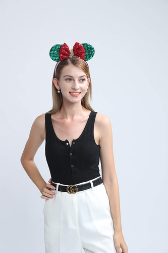 Vincha Con Orejas De Ratón Para Halloween Y Disney