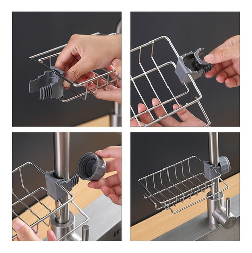 Escurridor De Cubiertos Modern Organizador De Trastes Acero