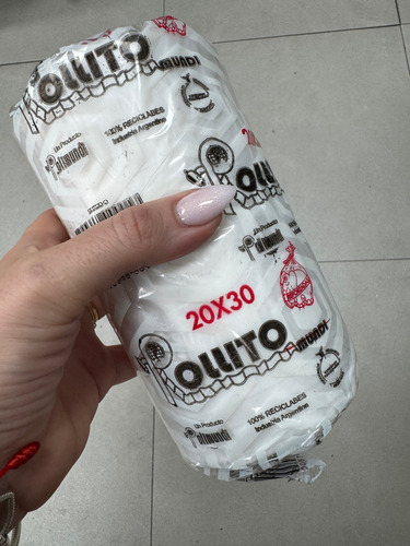 Bolsas En Rollo De Arranque Apto Para Freezer O Envasar Translúcido 30x40