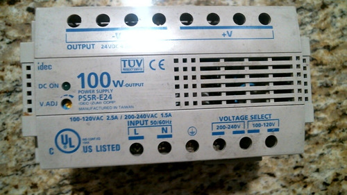 Idec Ps5r-e24 Power Supply 24vdc 4.2a 100w Output - Free Mmj