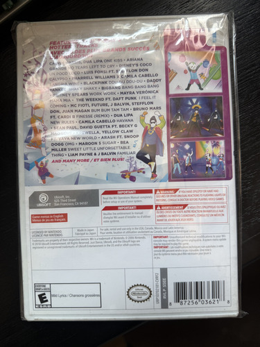 Just Dance 2019 Nintendo Wii Raro Último En Salir Original (Usado)