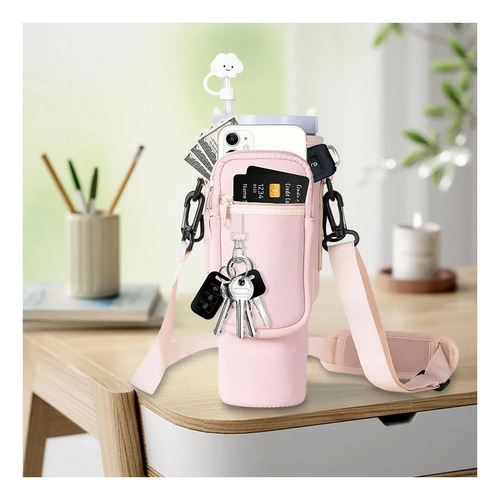 Funda De Transporte Para Botellas De Agua, Correa De Neopren
