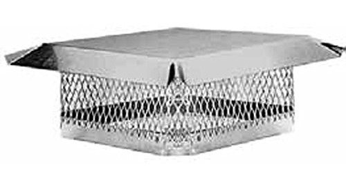 Master Flow 9 In. X Fixed Chimney Cap In Stainless Steel