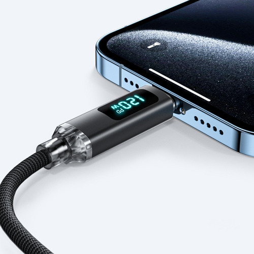 Cabo De Carregamento Rápido Tipo C De 120 W, Cabo De Dados