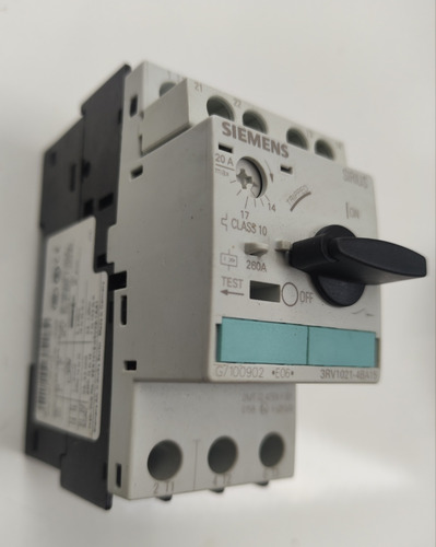 Guardamotor Siemens 3rv1021-4ba15 14-20 Amp. (Usado)