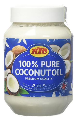 100% Pure - Tarro De Aceite Multiusos De Coco De 16.9 Fl Oz,