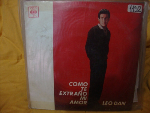 Vinilo Leo Dan Con Milo Como Te Extraño Mi Amor M2