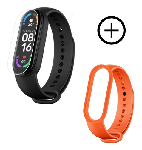 Imagen 1 de 8 de Xiaomi Mi Band 6 Smartwatch Reloj + Malla + Film + Cuotas