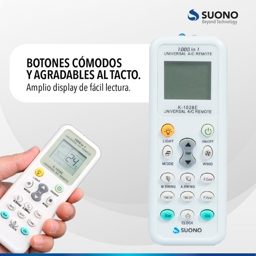 Imagen 4 de 10 de Control Remoto Universal Aire Acondicionado Todas Las Marcas