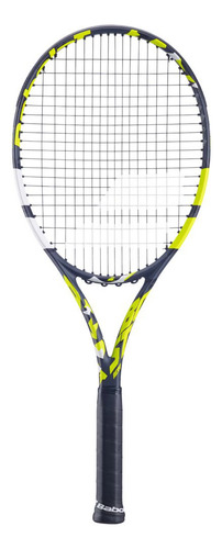 Raqueta De Tenis Babolat Boost Aero, Tamaño De Grip 4 3/8 ( 3 ) , Encordada, Color Gris Y Amarillo, Peso 260g, De Grafito