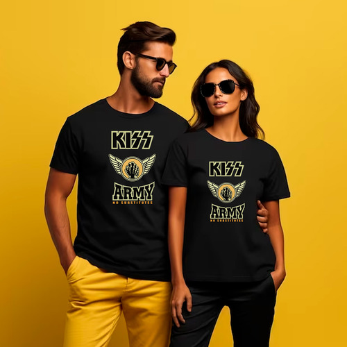 Playera Unisex De Kiss Army