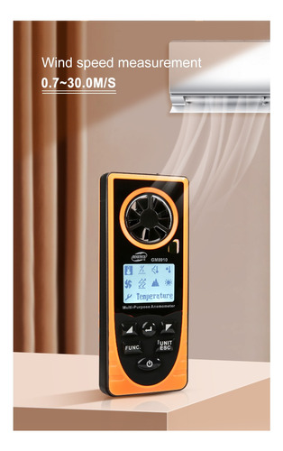 Anemómetro Multiusos Multiparámetro 8 En 1 - Benetech Gm8910
