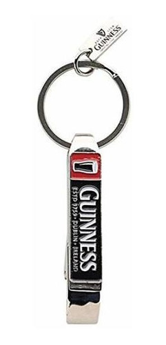 Guinness Bottle Cap And Can Opener Keyring - Classic Metal K