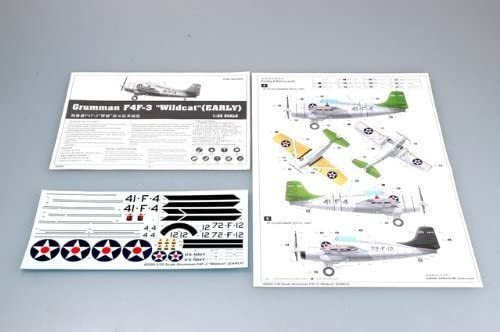 Modelismo Figuras Trumpeter 1/32 F4f3 Wildcat Early Version