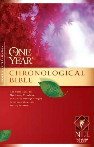 Nlt One Year Chronological Bible, The, De Aa.vv.., Vol. 1. En Inglés
