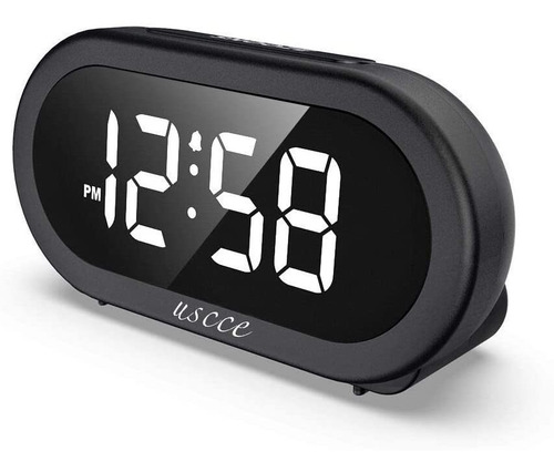 Uscce - Reloj Despertador Digital Con Luz De Repetición, Fác