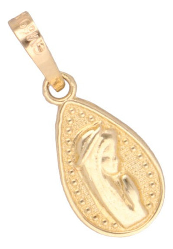 Medalla De 14k Oro Amarillo, 0.7 Gramos