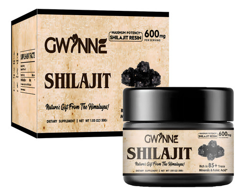 Gwynne Resina De Shilajit Orgã¡nica Puradel Himalaya Shilajit Pure Himalayan 30gr