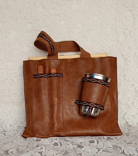 Estuche Completo Para Asado Y Sal De Hierbas . Regalo Papa