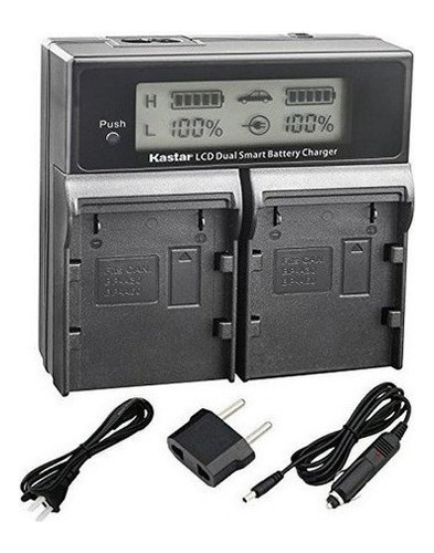 Kastar Lcd Doble Cargador Rapido Y Bateria Para Cana Bpa30 B