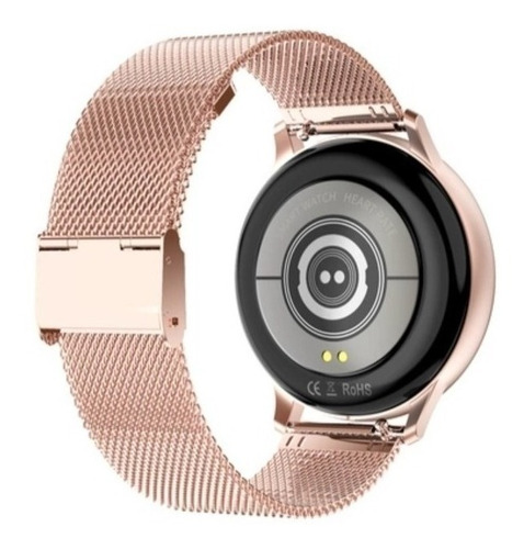 Imagen 3 de 4 de Smartwatch DT NO.1 DT88 Pro 1.3" caja 42mm de acero inoxidable rose gold, malla rose gold de acero y bisel de acero inoxidable