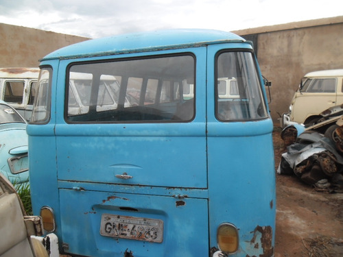 Kombi Vw Van Corujinha 1965 Funcionando Lisa De Lata P/ Rest