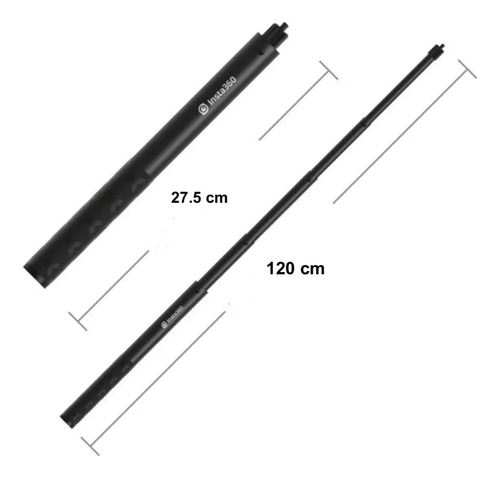 Selfie Stick Bastão Insta360 Original Modelo One X4 X3 E X2