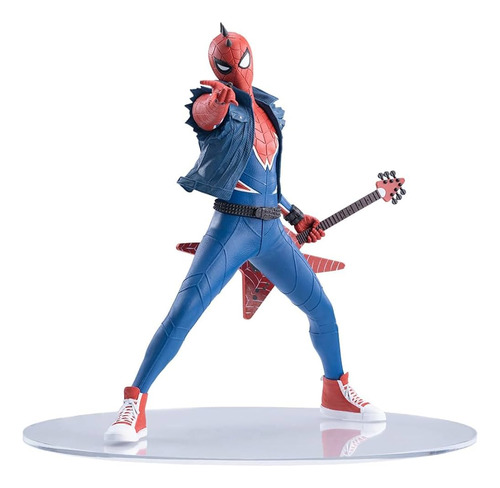 Figura Spiderman Spider Punk Luminasta Sega