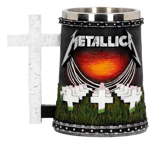 Nemesis Now Metallica-master Of Puppets Tankard, Resina, Ne.