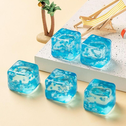 Cubos De Hielo Bola Sensorial Square, Novedad, Cubo De 4.5cm