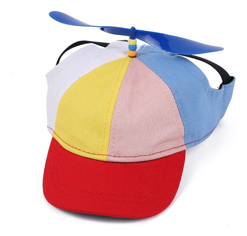 Gorro Helicóptero Colorido Chistoso Para Perro