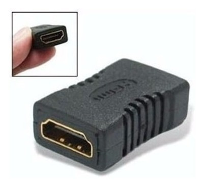 Imagen 2 de 3 de Unión / Adaptador Hdmi A Hdmi 1080p Hembra A Hembra