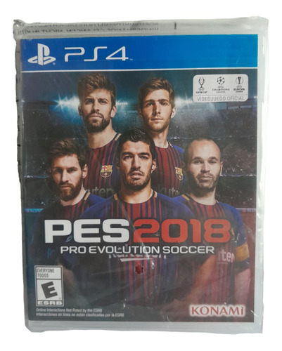 Pes 2018 - Ps4 - Cd Físico - Mastermarket Videogames - (Reacondicionado)