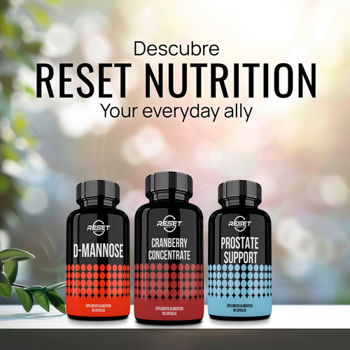 Reset Nutrition® Cranberry Concentrate 90 Cápsulas | Concentrado De Arándano Suplemento Alimenticio para Salud Urinaria, Antioxidante y Apoyo Inmunológico.
