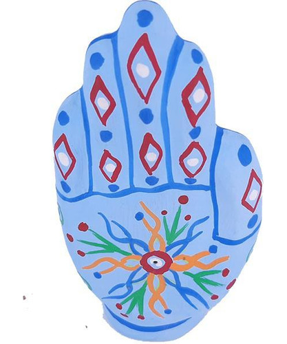 Incensário Mão De Hamsan Protetora Colorida