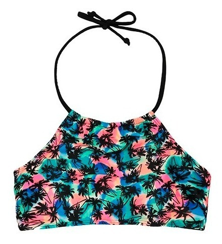 Imagen 2 de 3 de Bikini Estilo Top Cuello Alto