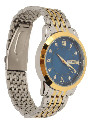 Reloj Impermeable Para Hombre Quartz Day Date Casual Luxury